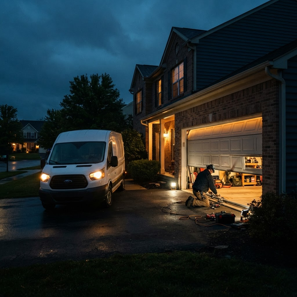 Emergency Garage Door Repair in San Jose: What to Expect When You Call at 2 AM