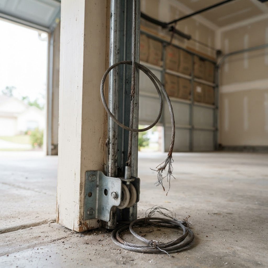 Garage Door Cable Snapped or Loose? What's Happening Inside Your Door System
