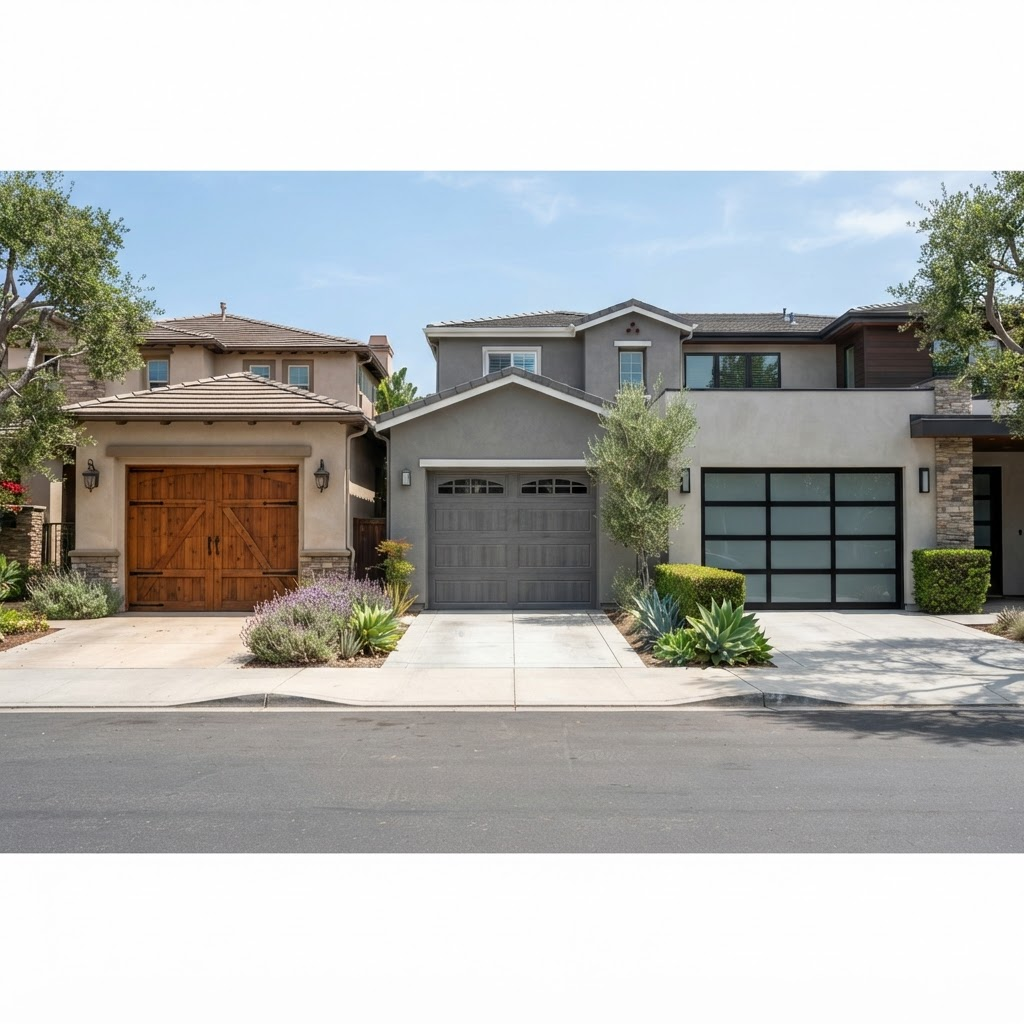 Steel vs. Wood vs. Aluminum Garage Doors: Pros, Cons & Costs for San Jose Homes